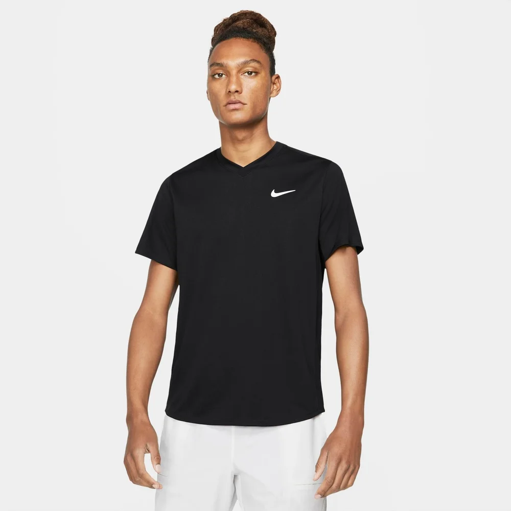 Camiseta Nike Court Dri FIT Victory Masculino — Preto