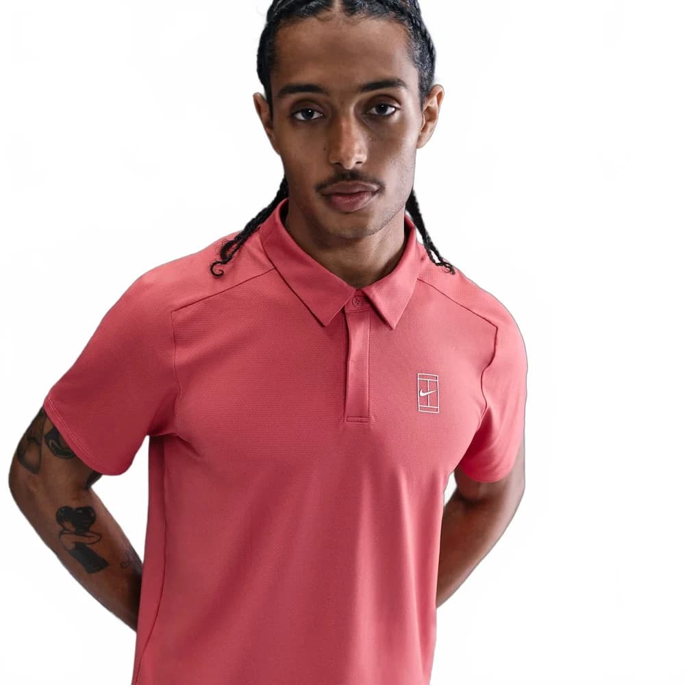 Camisa Polo Nike Court ADV Dri FIT Masculino — Rosa