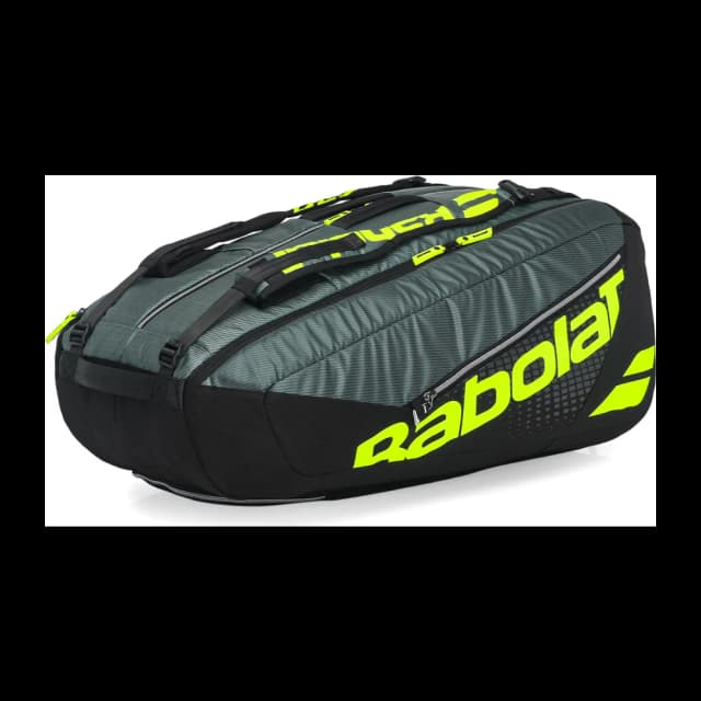 Raqueteira Babolat Pure Aero RH12 2026 Gen9 — Preto e Limão