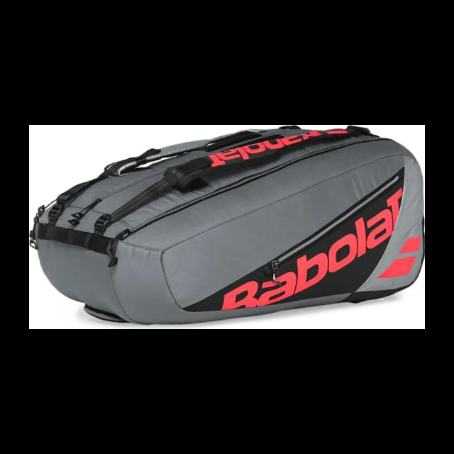 Raqueteira Babolat Pure Strike RH9 — Cinza Laranja e Preto