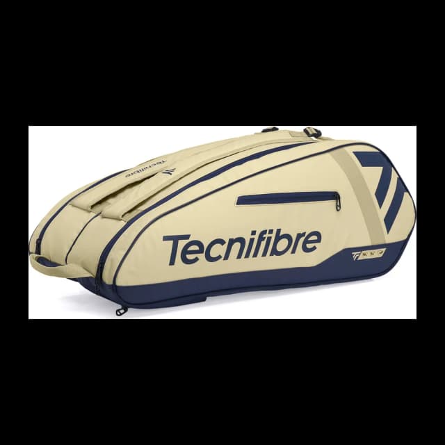 Raqueteira Tecnifibre Tour Endurance 12R — Bege e Marinho
