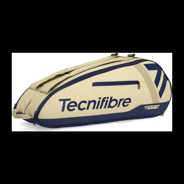 Raqueteira Tecnifibre Tour Endurance 6R — Bege e Marinho