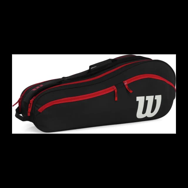Raqueteira Wilson Advantage 25 6pk — Preto