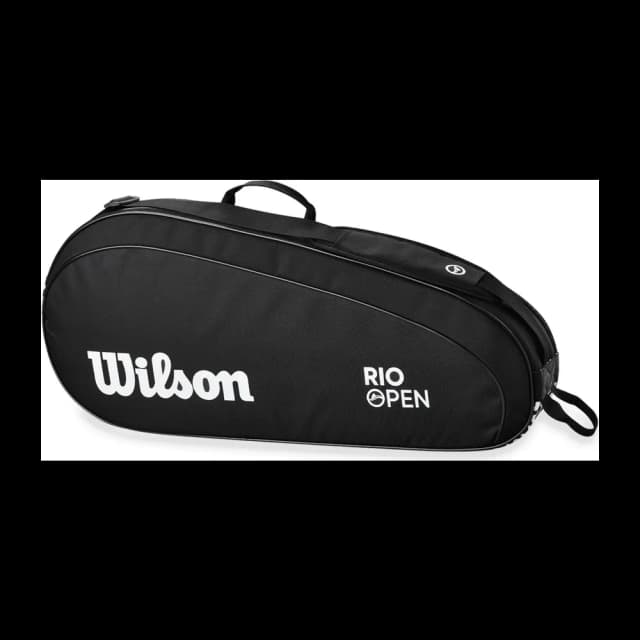 Raqueteira Wilson Team Rio Open 3pk 2026 — Preta
