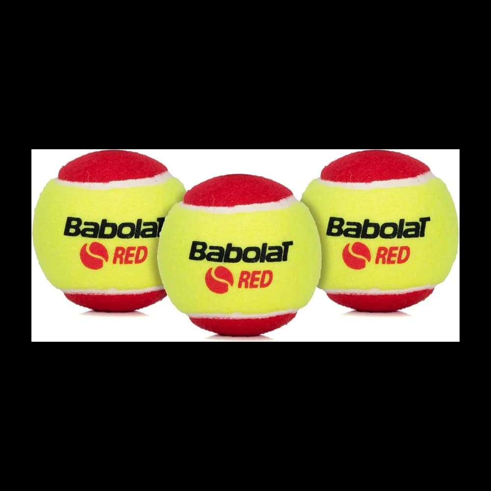 Bola de Tênis Babolat Felt X3 Vermelha Estagio 3