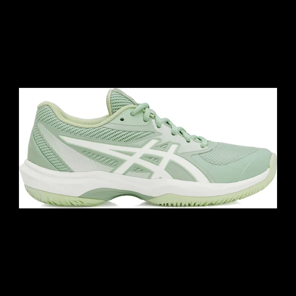 Asics Game FF All Court Feminino — Verde Claro e Branco