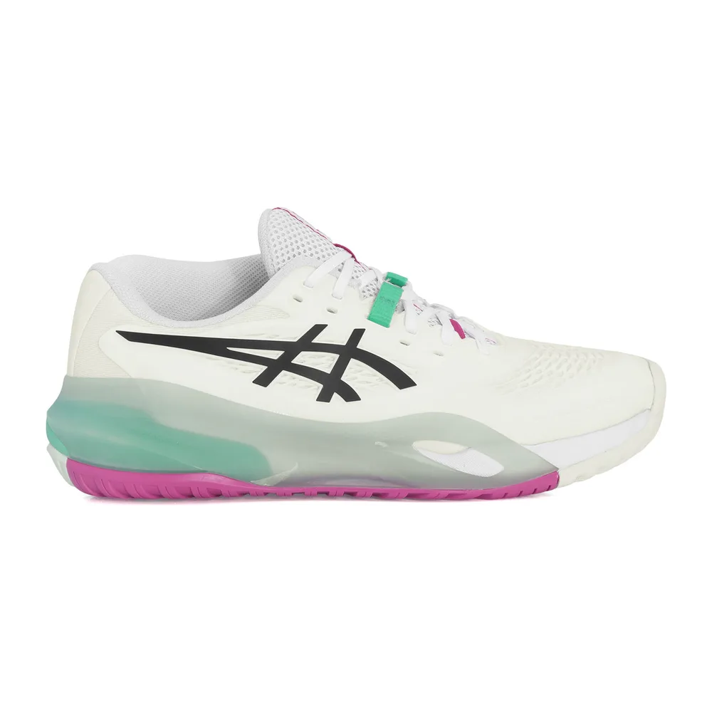 Asics Gel Resolution X All Court Masculino — Branco Preto e Verde