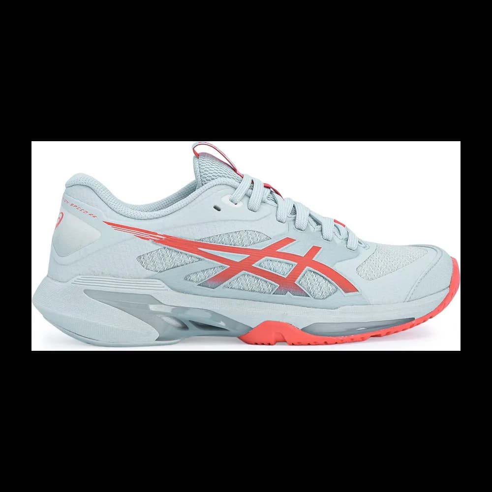 Asics Solution Speed FF 4 - All Court Feminino — Azul Claro e Coral