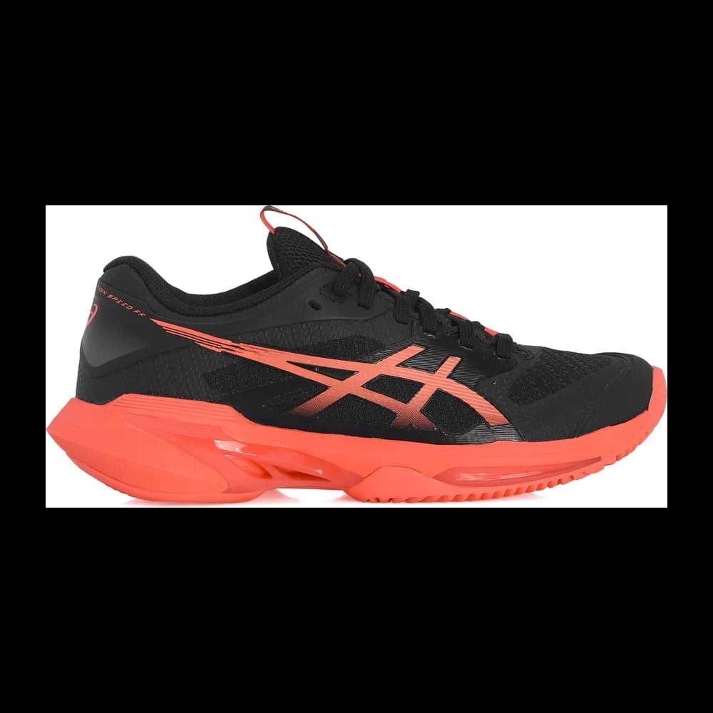 Asics Solution Speed FF 4 (Saibro) — Preto e Coral