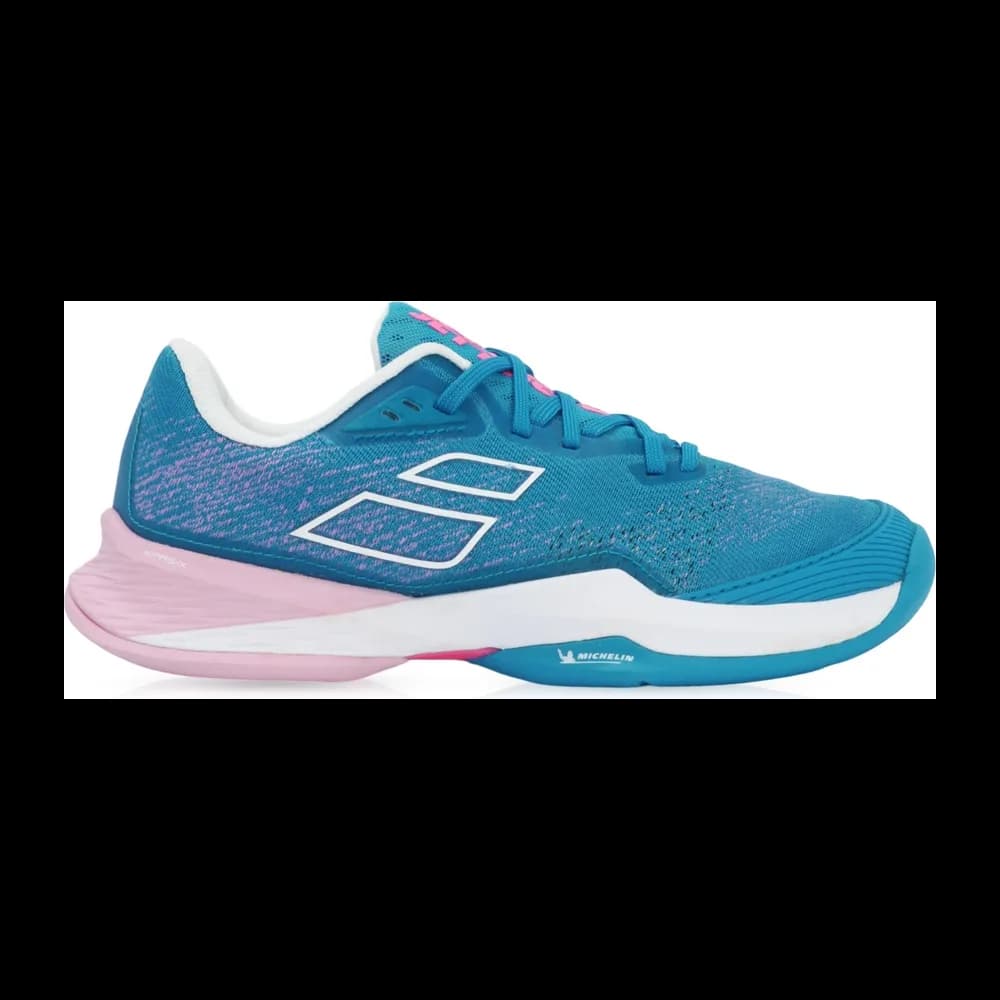 Babolat Jet Mach 3 - Clay - Saibro Feminino — Azul e Rosa