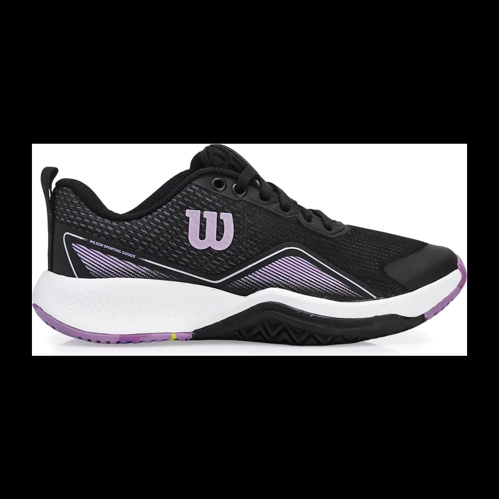 Wilson Court Feminino — Preto e Lilás