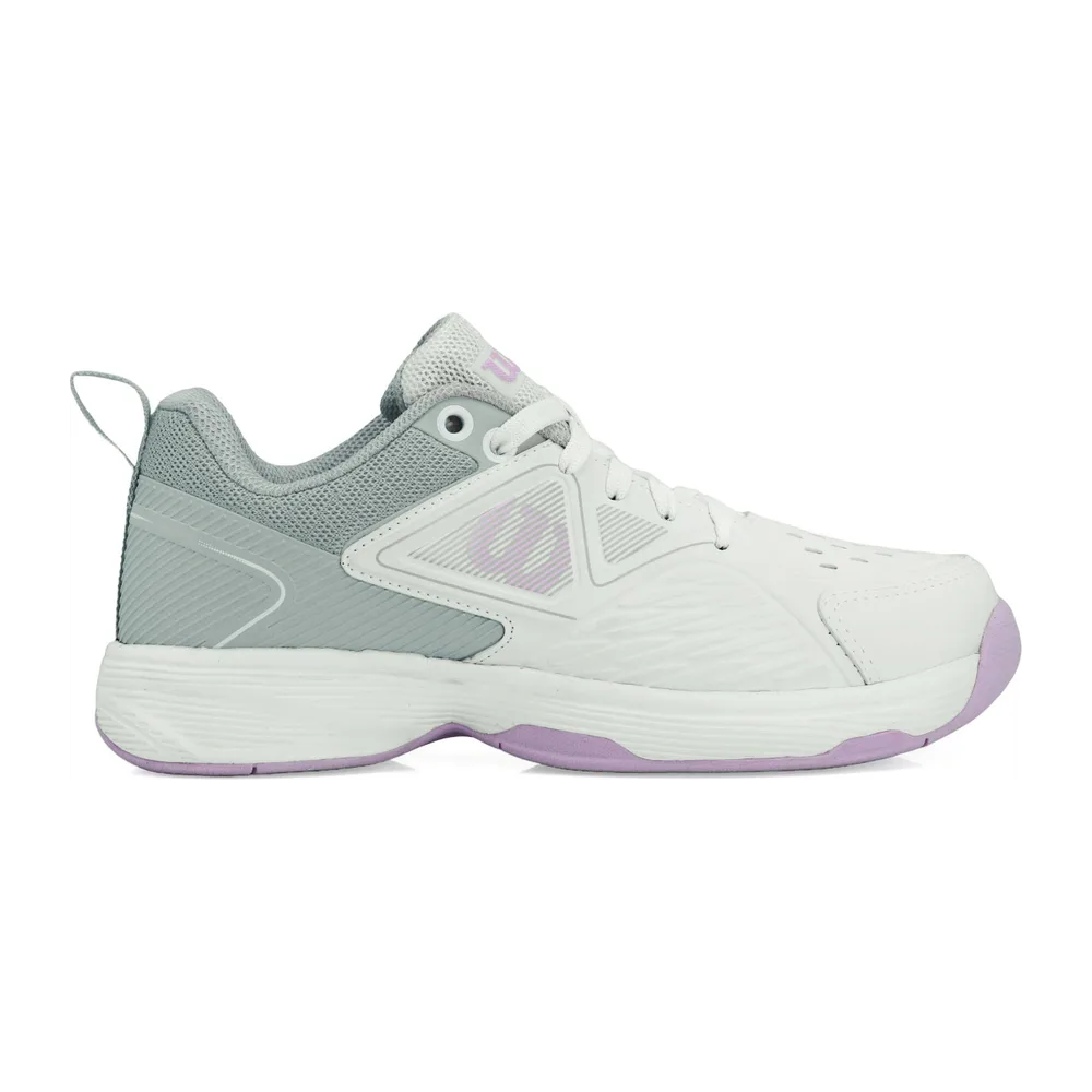 Wilson Slice 3.0 Feminino — Branco Cinza e Lilás