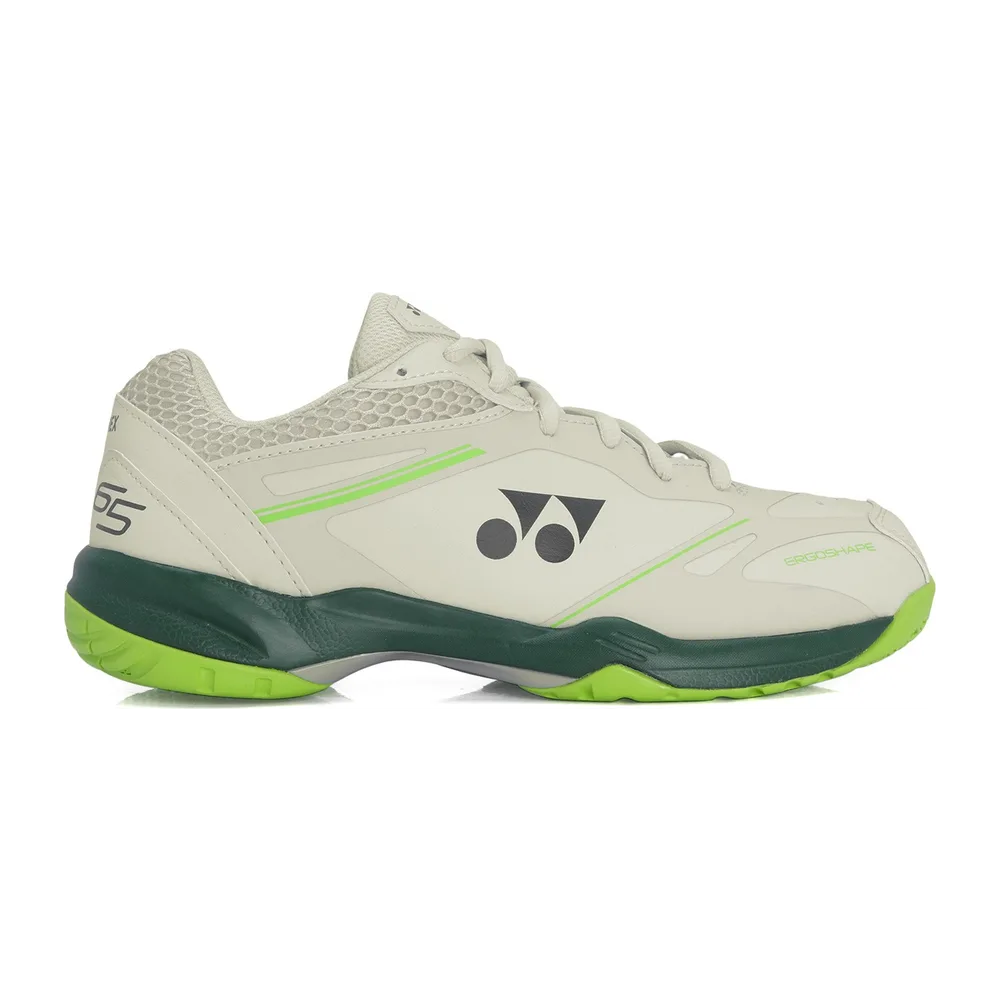 Yonex Power Cushion 65 X Badminton Masculino — Cinza Claro e Verde