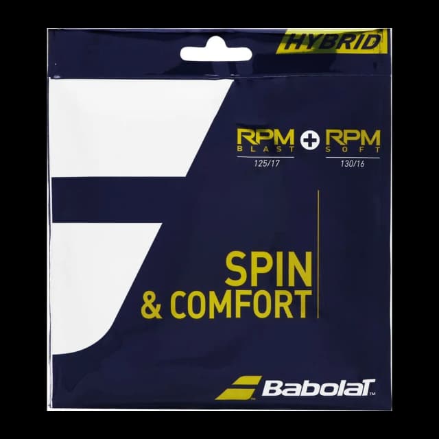 Corda de Tênis Babolat Hibrida RPM Blast X RPM Soft 1.25mm
