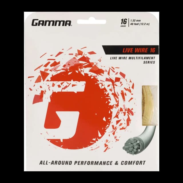 Corda de Tênis Gamma Live Wire 1.32mm