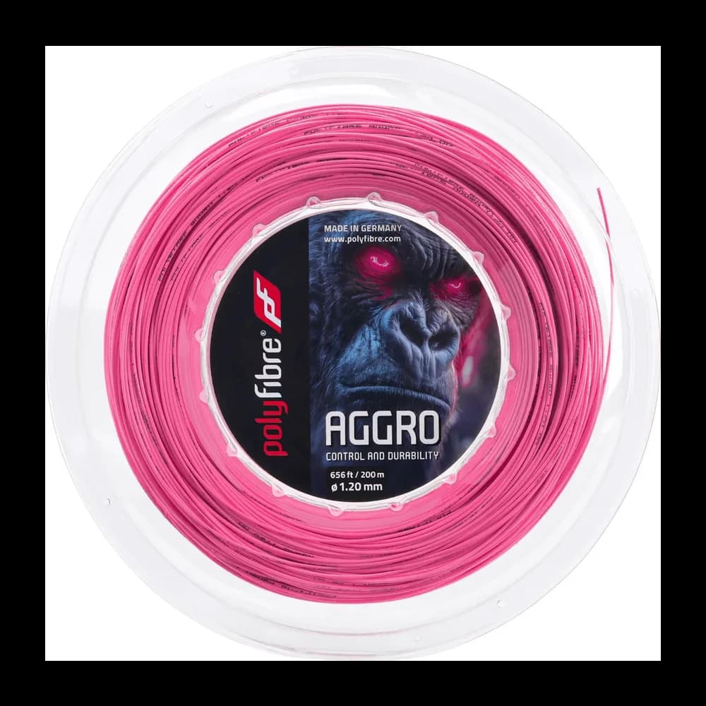 Corda de Tênis Polyfibre Aggro Pink 1.20mm