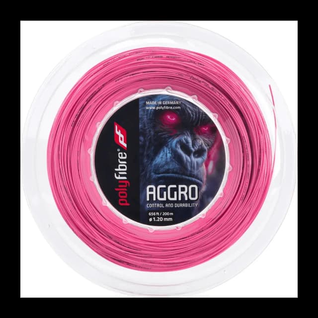 Corda de Tênis Polyfibre Aggro Pink 1.20mm