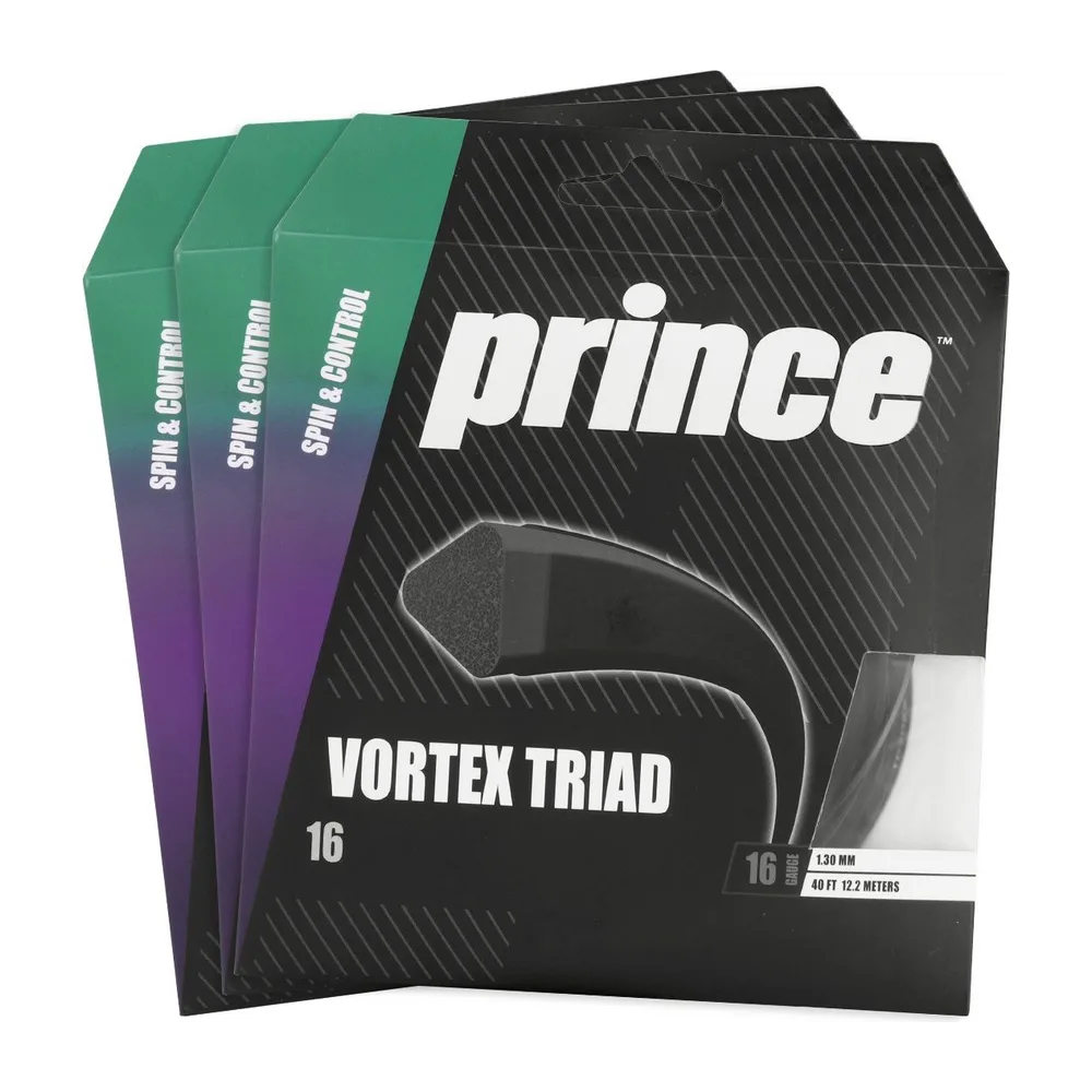 Corda de Tênis Prince Vortex Triad 1.30mm