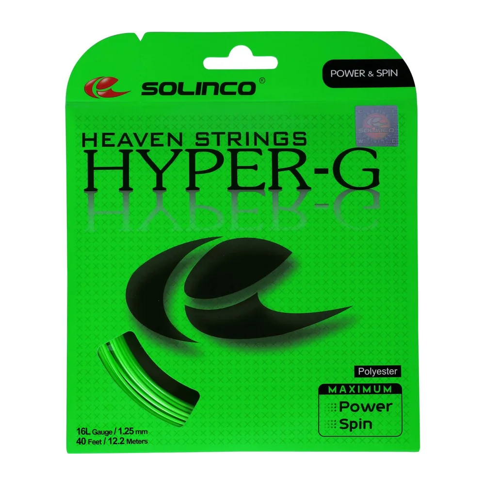 Corda de Tênis Solinco Hyper G 1.25mm