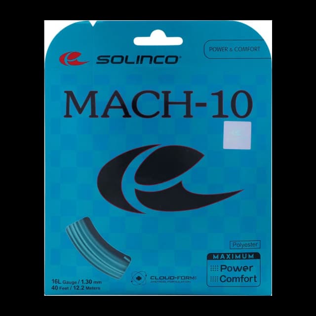 Corda de Tênis Solinco Mach 10 1.30mm