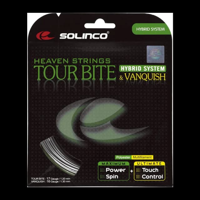 Corda de Tênis Solinco Tour Bite Hybrid X Vanquish 1.20mm