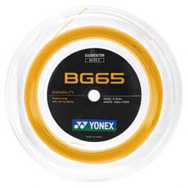 Corda de Tênis Yonex Bg 65 Badminton 0.70mm
