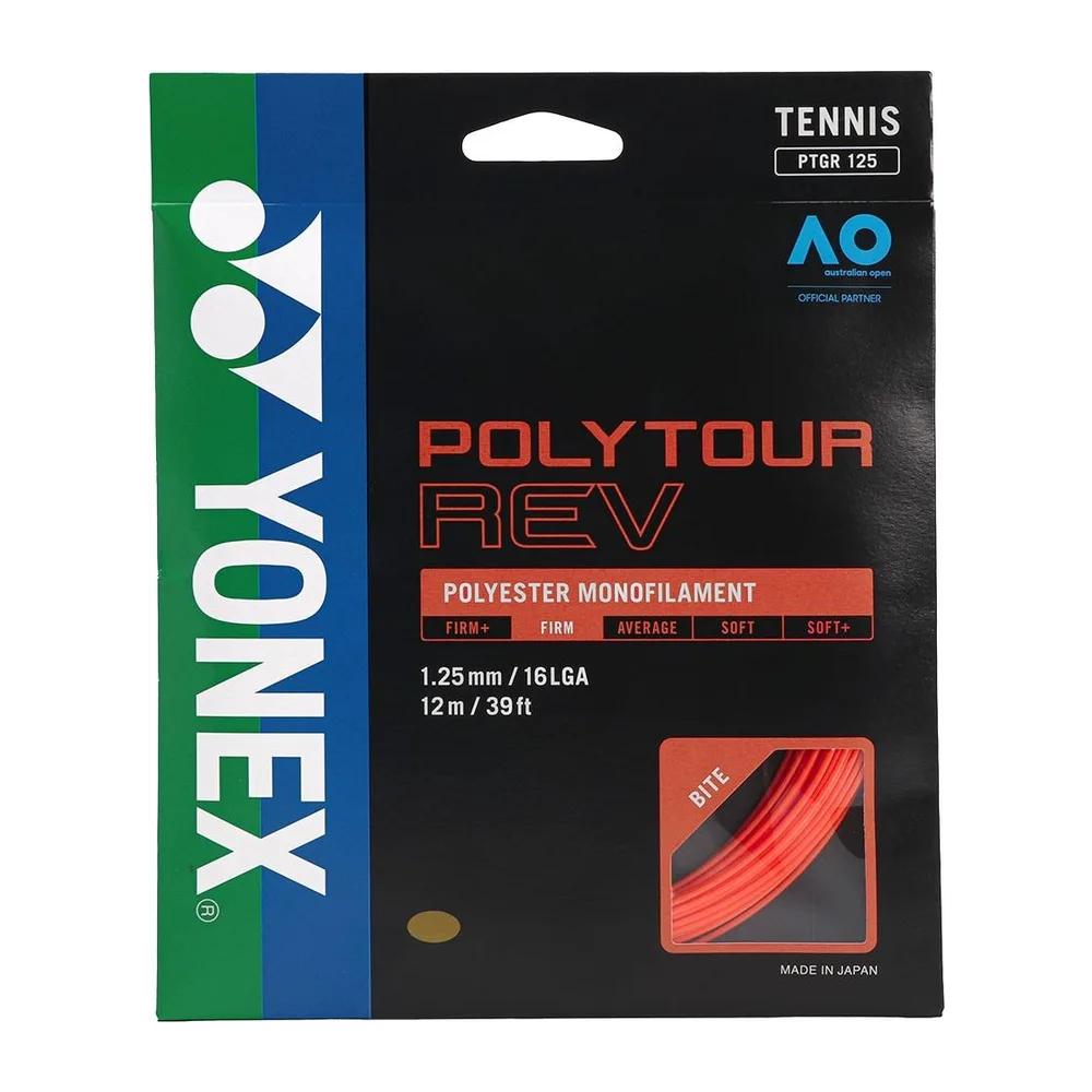 Corda de Tênis Yonex Polytour Rev 1.25mm