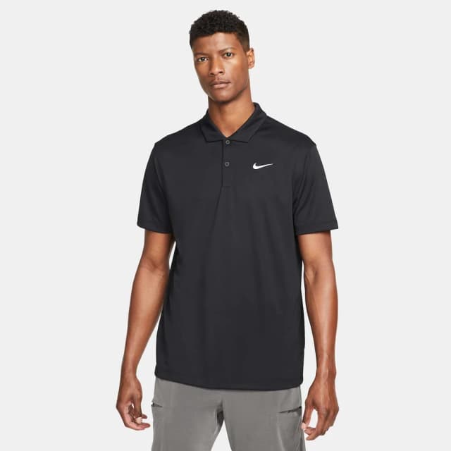 Camisa Polo Nike Court Dri FIT Masculino — Preto