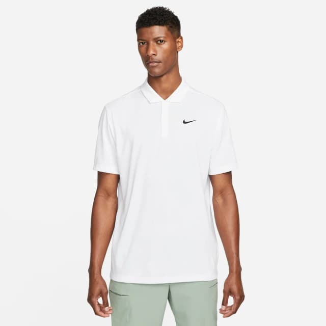Camisa Polo Nike Court Dri FIT Masculino — Branco
