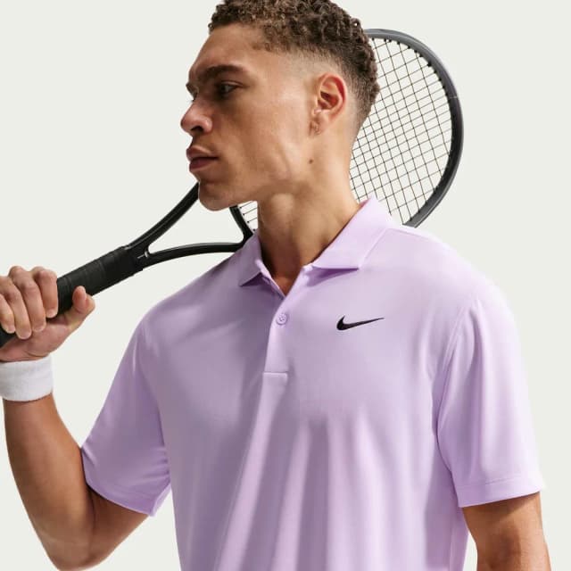 Camisa Polo Nike Court Dri FIT Masculino — Roxo