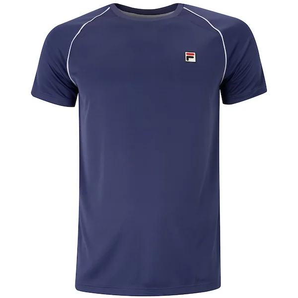 Camiseta Fila Tennis Match Masculina — Azul Escuro