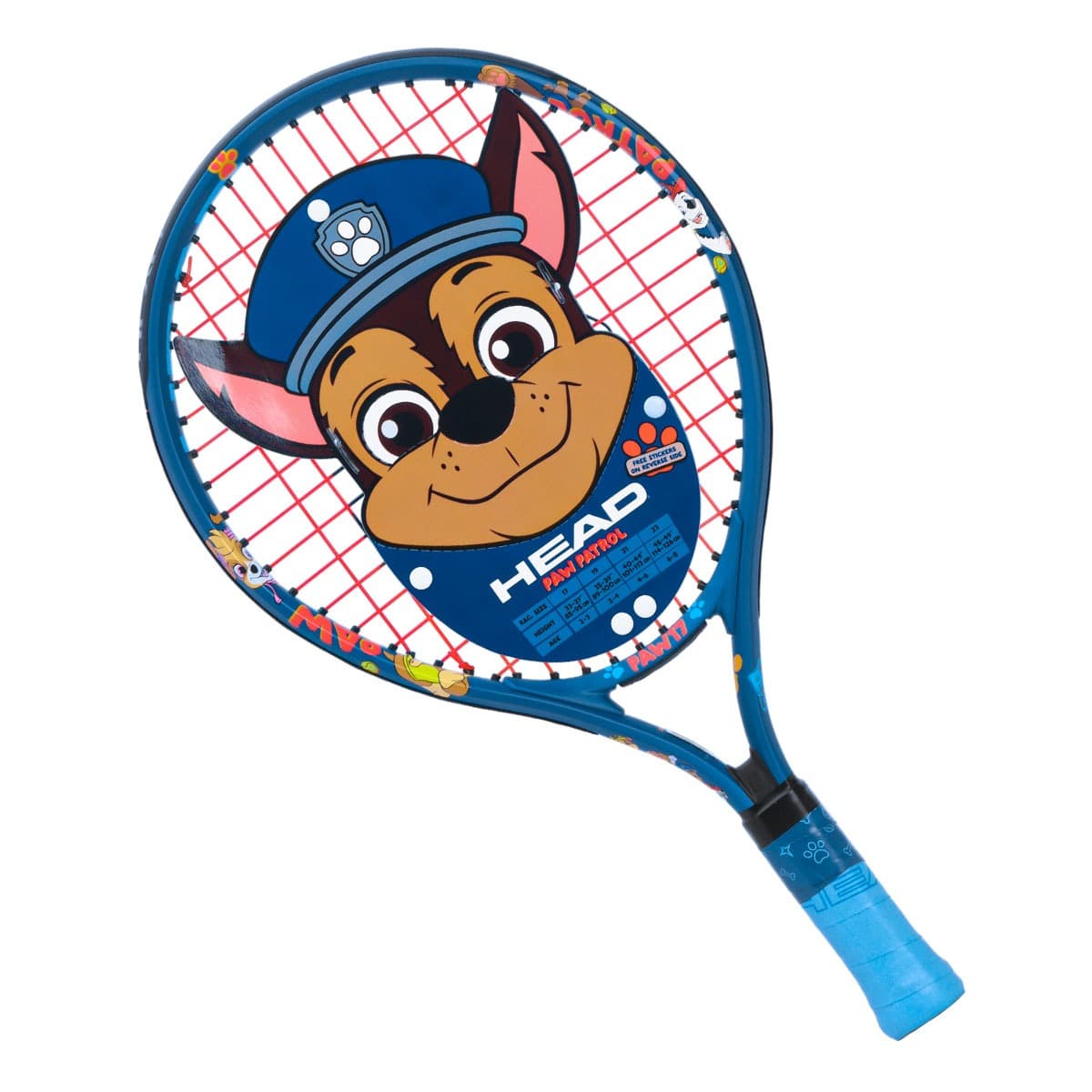 Raquete De Tênis Infantil Head Patrulha Canina 17
